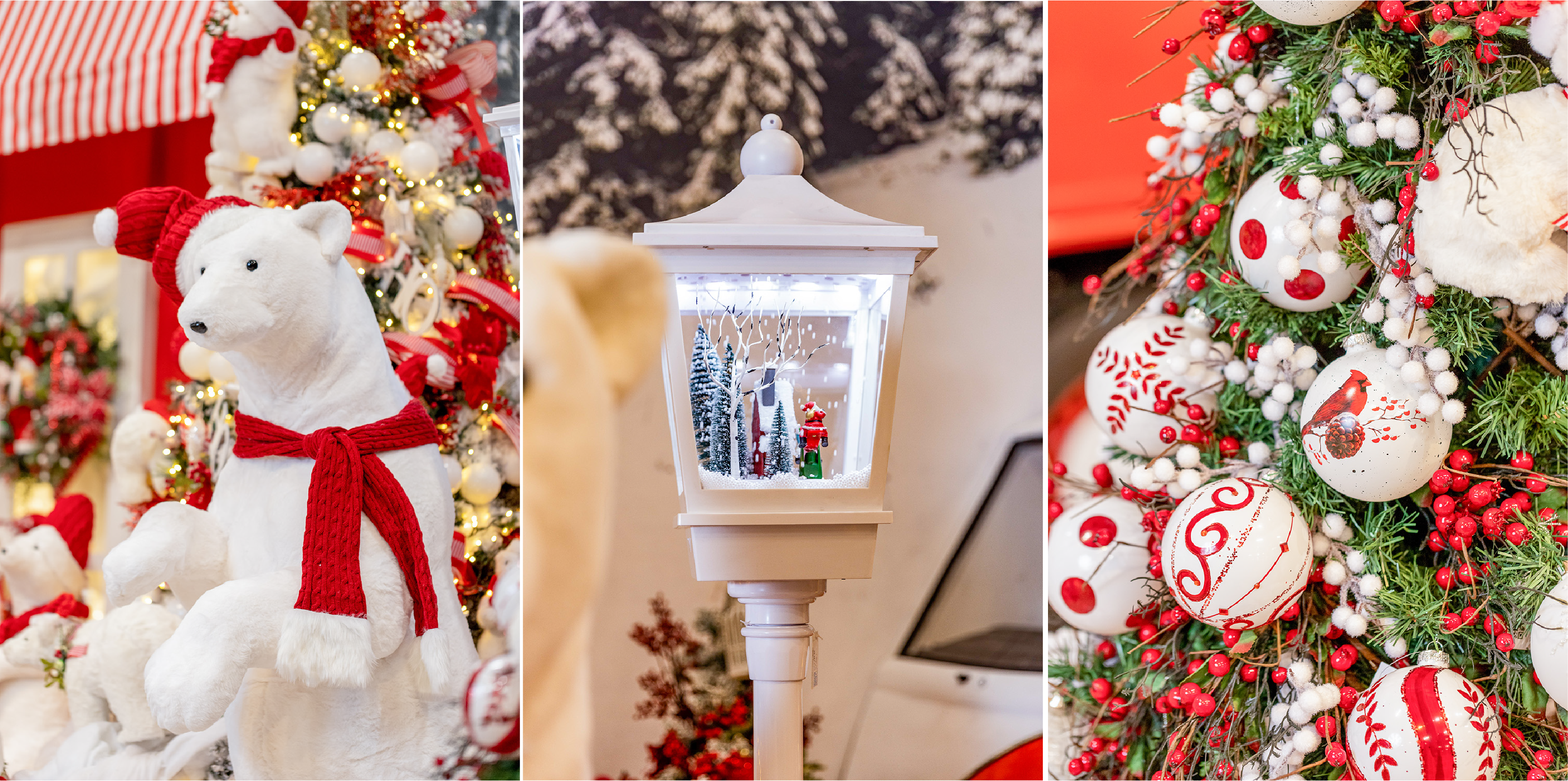 Showroom Natal FLORARTE 2022. Cen&aacute;rio Vila Nevada.
