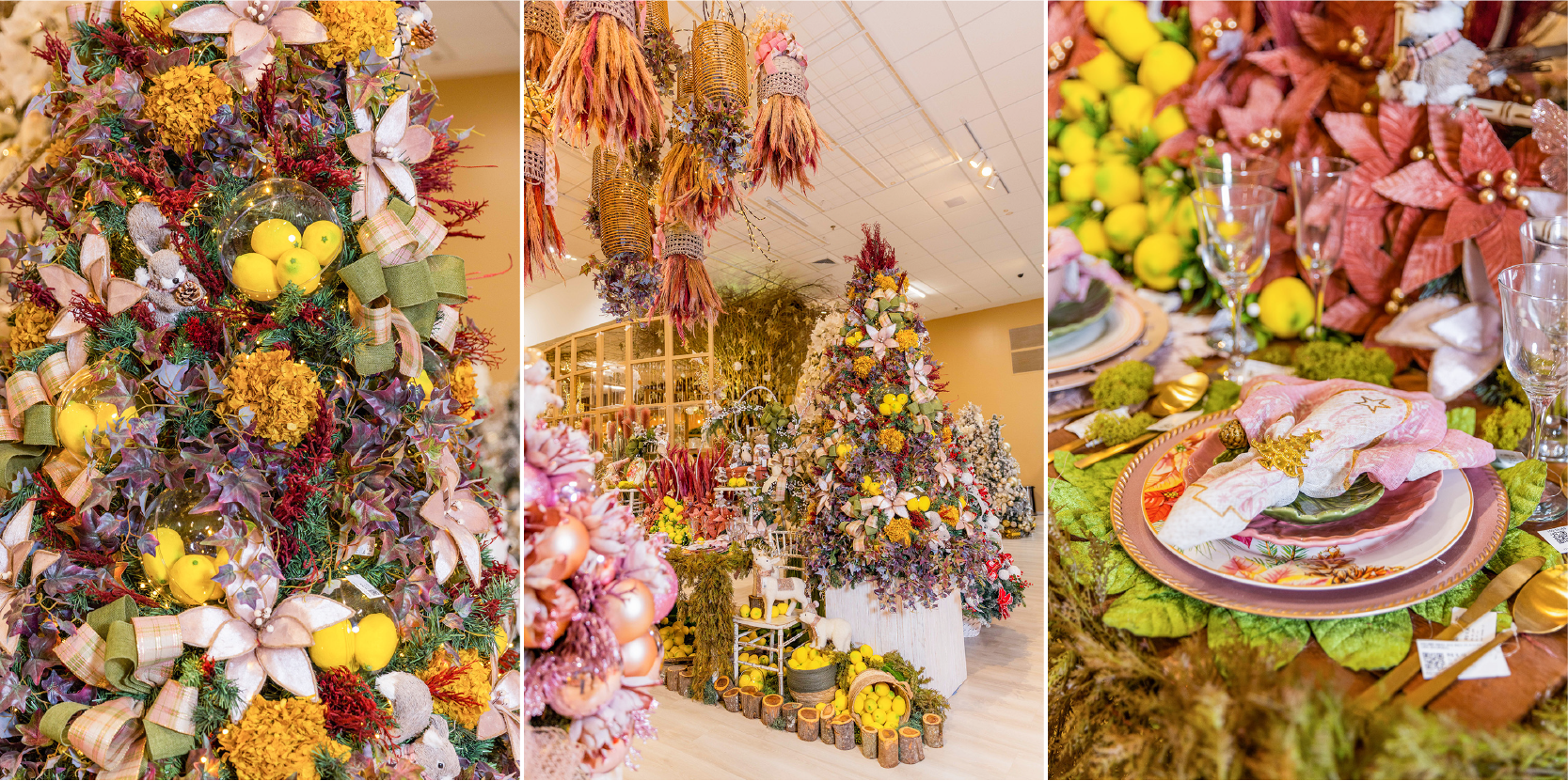 Showroom Natal FLORARTE 2022. Cen&aacute;rio Vila C&iacute;trica.