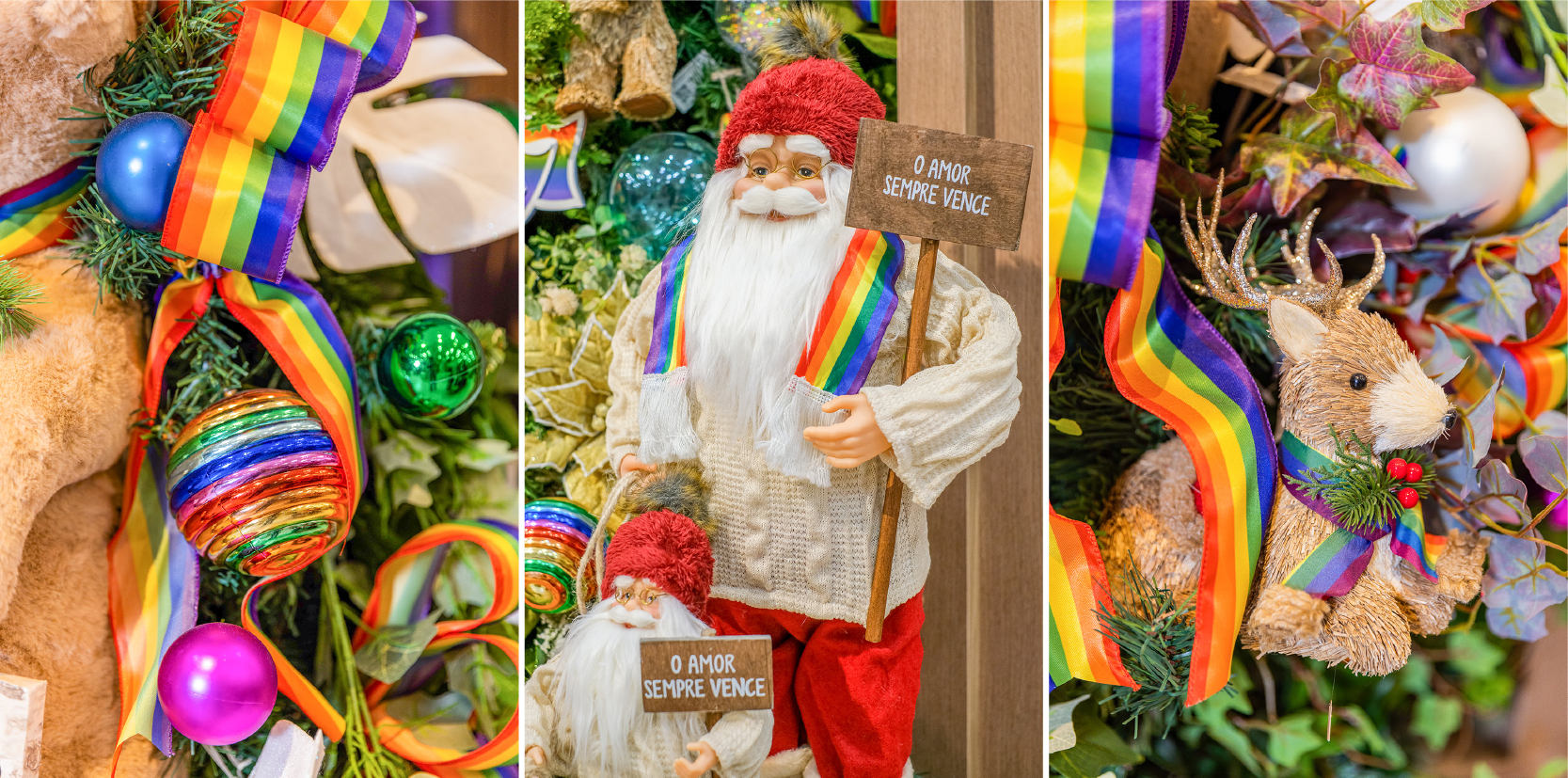 Showroom Natal FLORARTE 2022. Cen&aacute;rio Vila Diversidade.