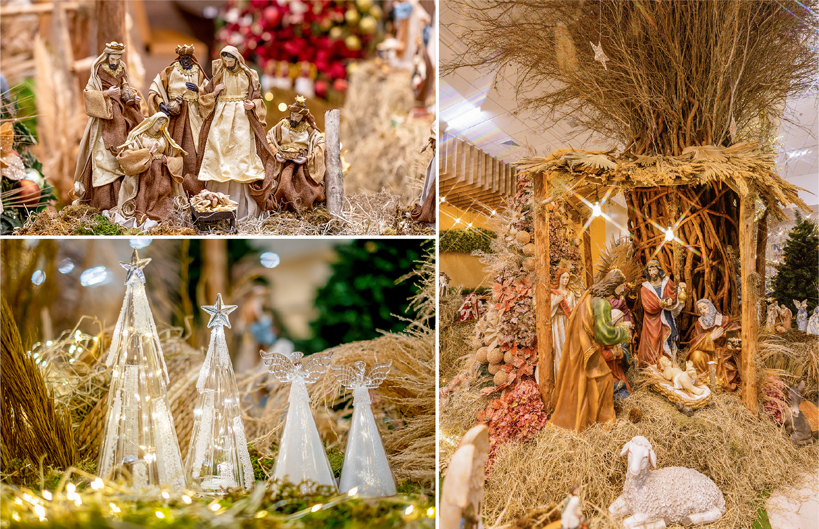 Showroom Natal FLORARTE 2022. Cen&aacute;rio Vila Sacra.