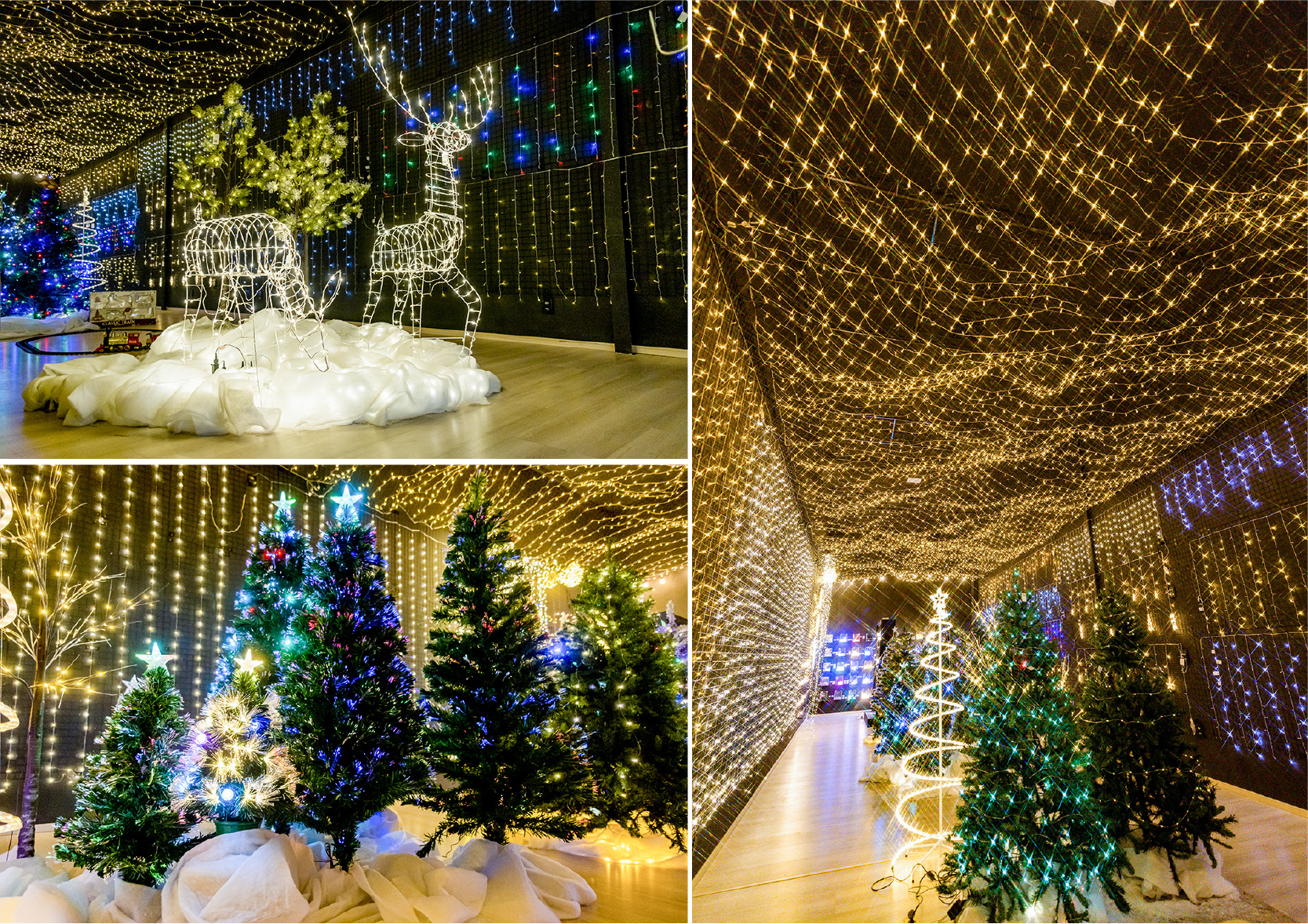 Showroom Natal FLORARTE 2022. Cen&aacute;rio Vila Iluminada.